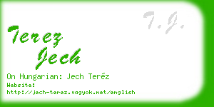 terez jech business card
